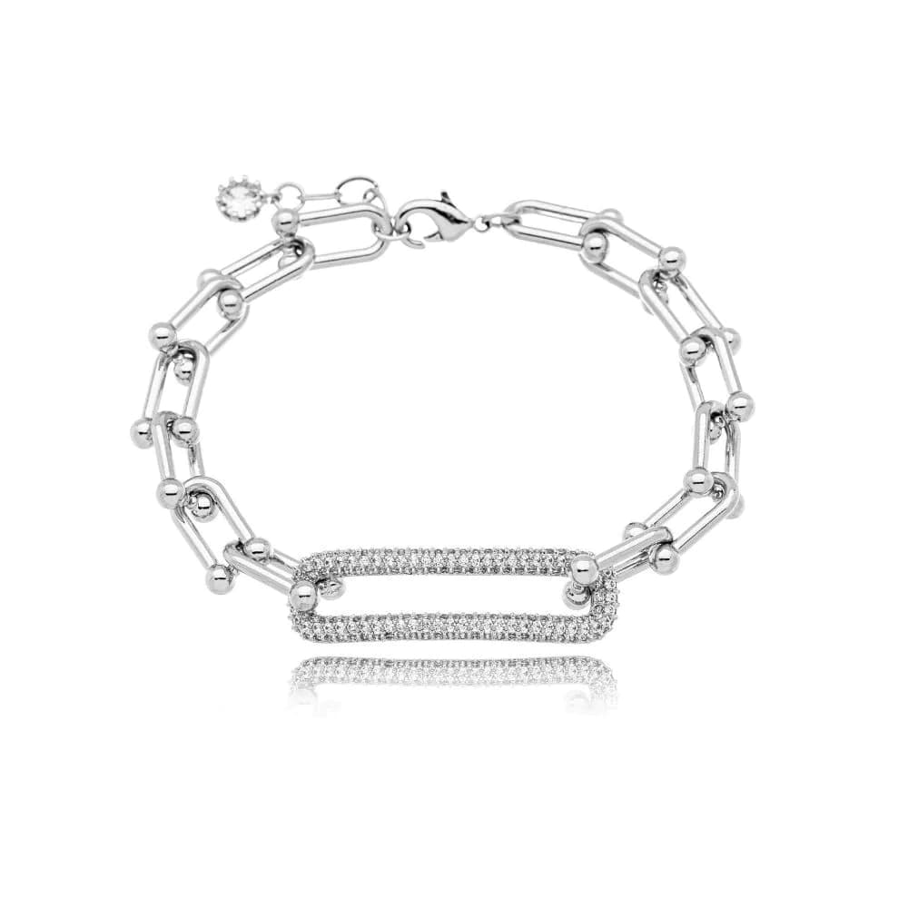 Pulseira Estilo Tiffany Cravejada - imagem 1